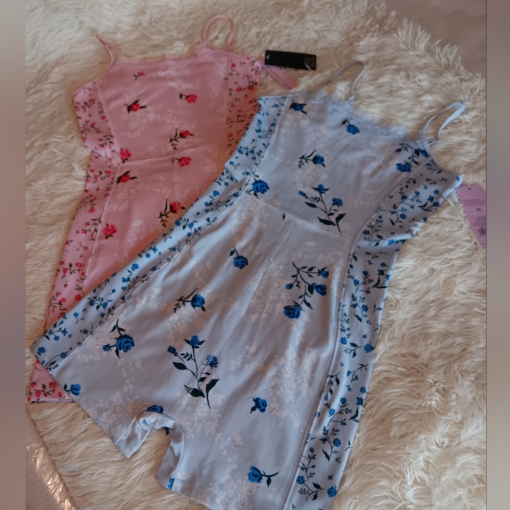Woman's Romper wild fable Pink Lace Bralette, Bundle Of 2 Size XS